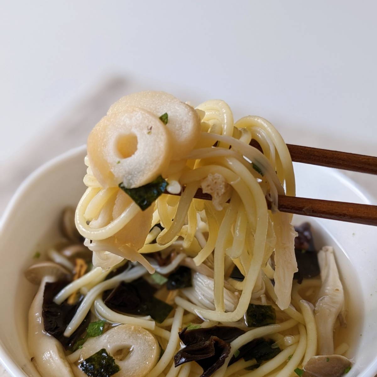 永谷園公式の「和風スープパスタ」のレシピ