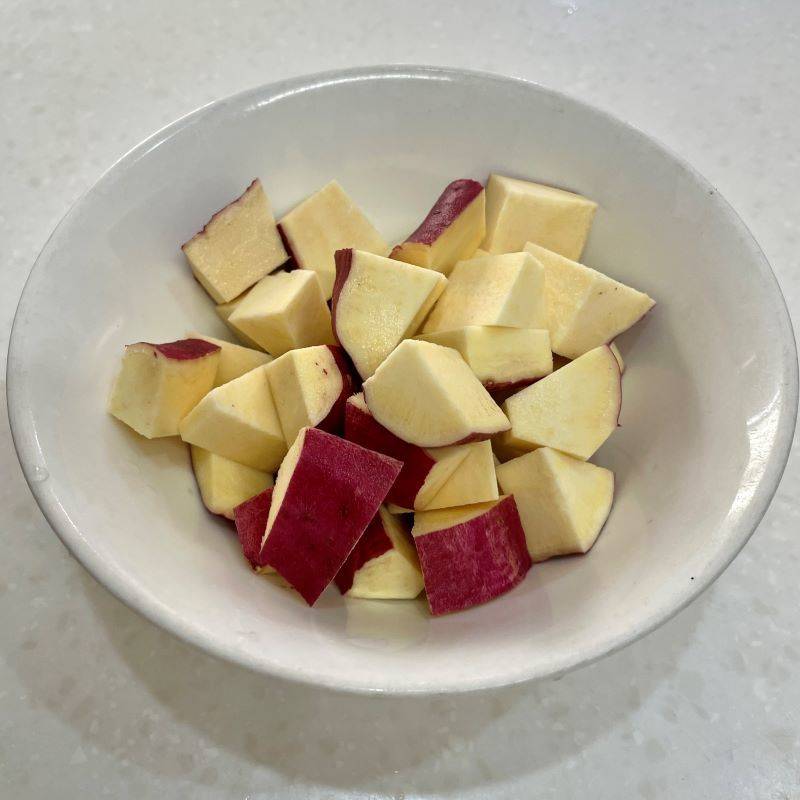 くらこん公式の「塩バターさつまいもごはん」のレシピ