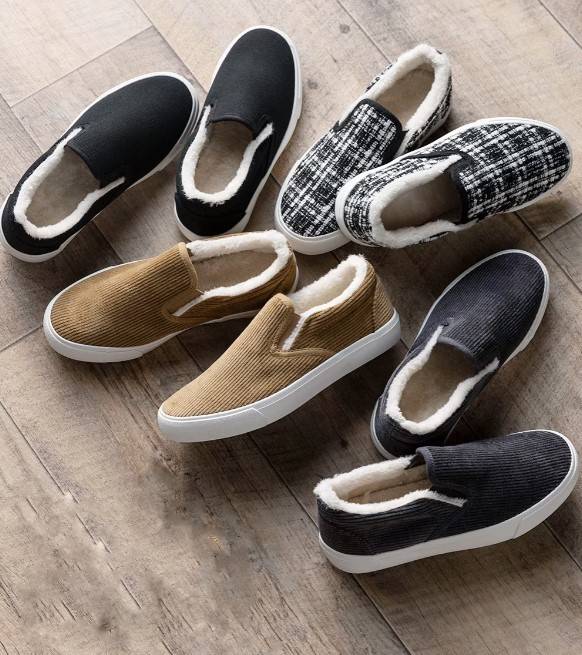 ニッセン エコファースリッポンスニーカー