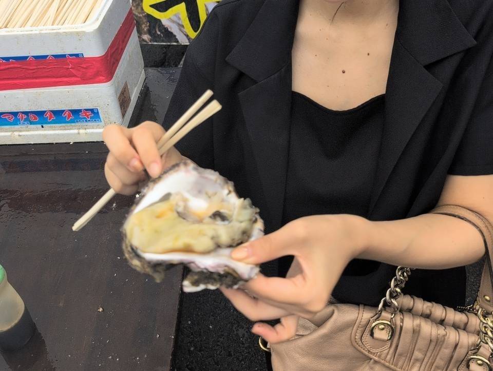 那珂湊おさかな市場の牡蠣