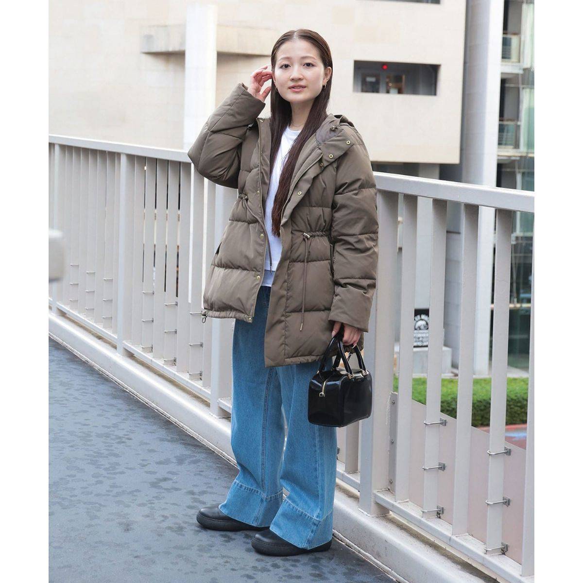 BEAMS HEART 撥水 河田 ダウン コート