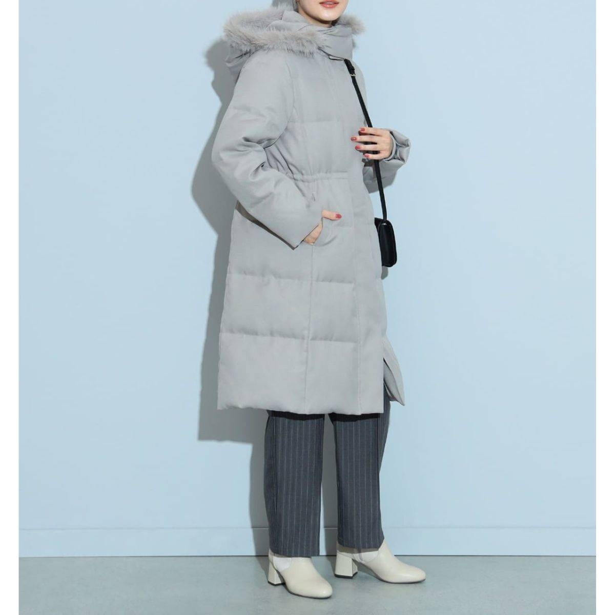 BEAMS HEART 撥水 ロングダウンコート