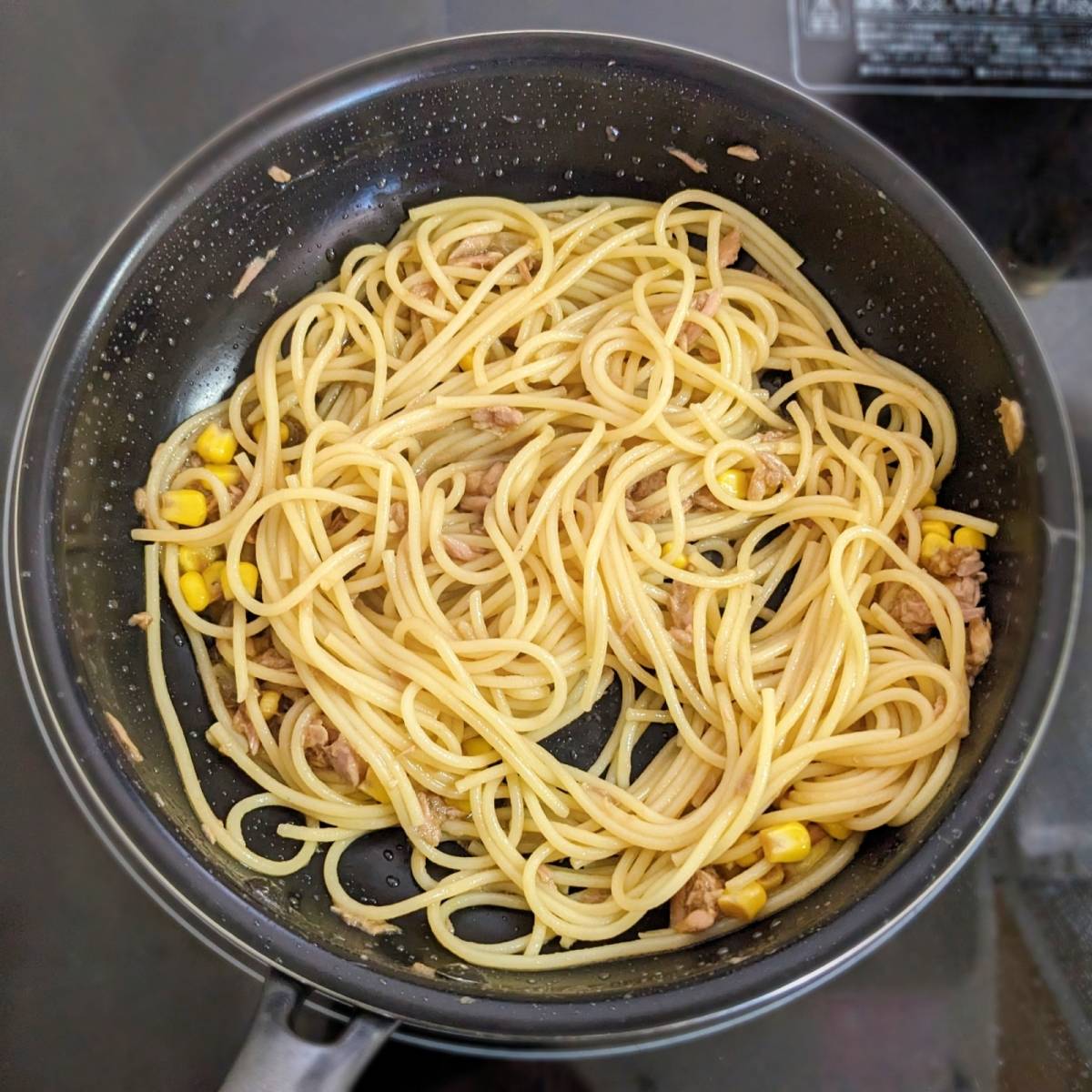 マ・マー公式の「子供も喜ぶ！ツナとコーンのバターしょうゆパスタ」のレシピ