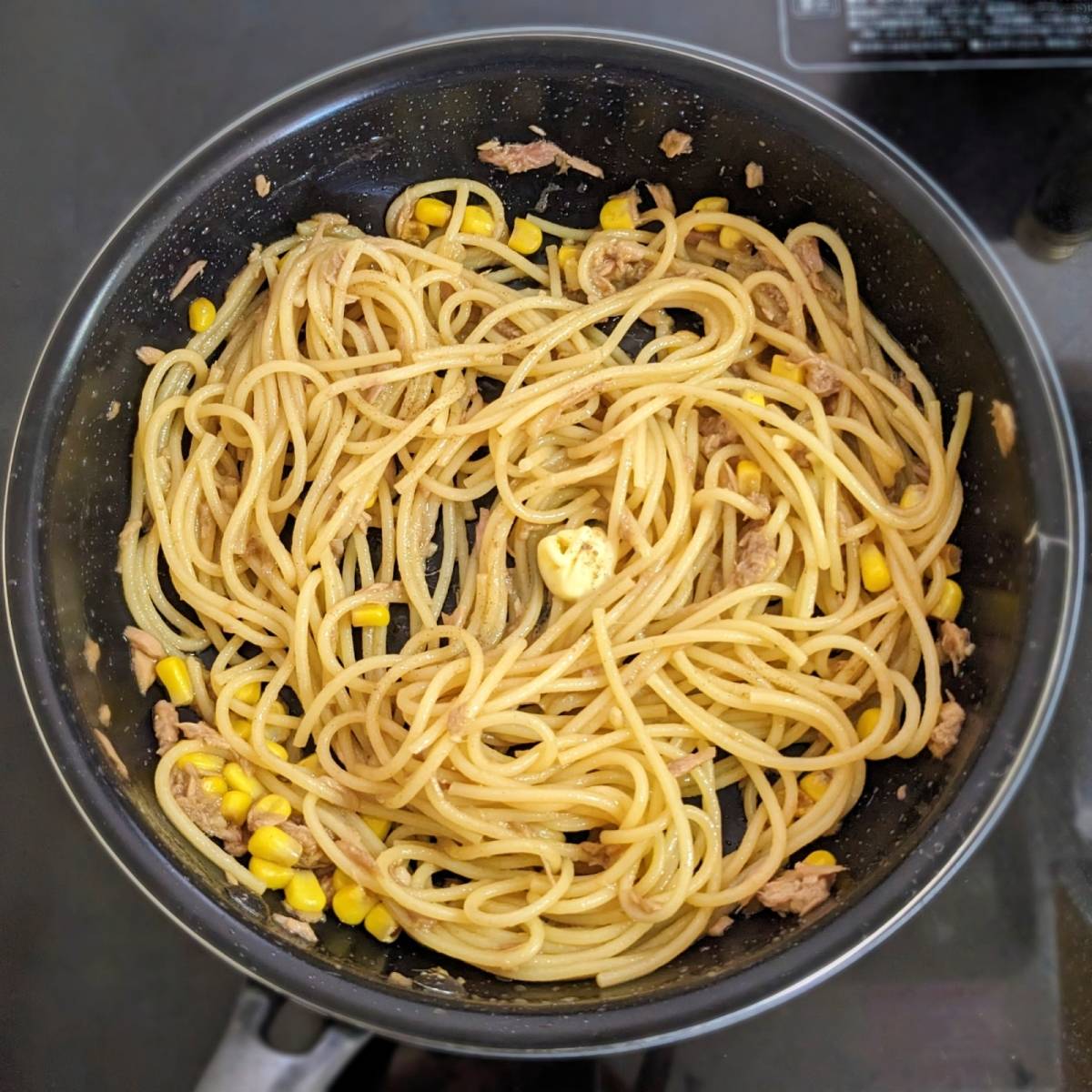 マ・マー公式の「子供も喜ぶ！ツナとコーンのバターしょうゆパスタ」のレシピ