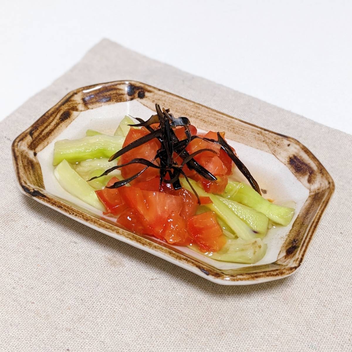 JAグループ公式の「ひんやり！お洒落な白だし生姜茄子」のレシピ