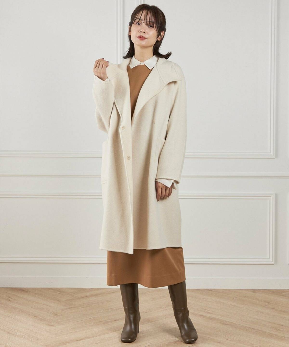 1月の東京ワンピースコーデ