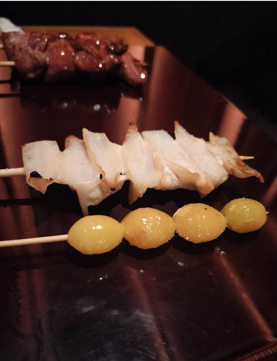 炭焼き 大の串焼き