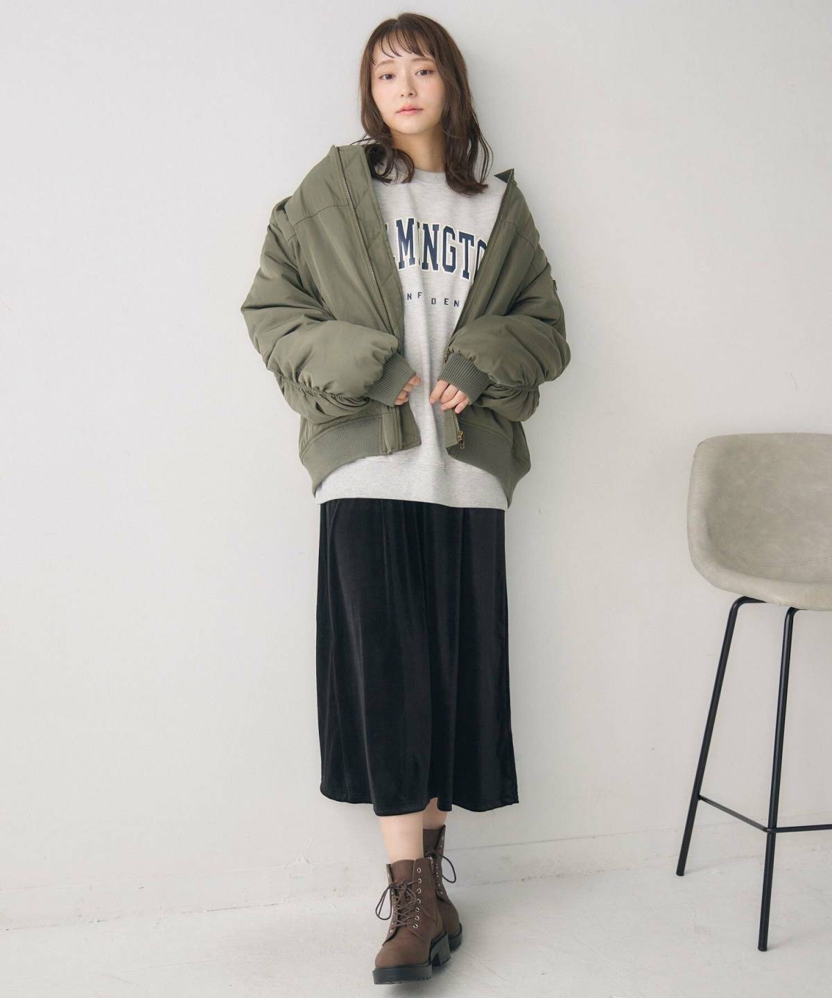 1月の東京スカートコーデ