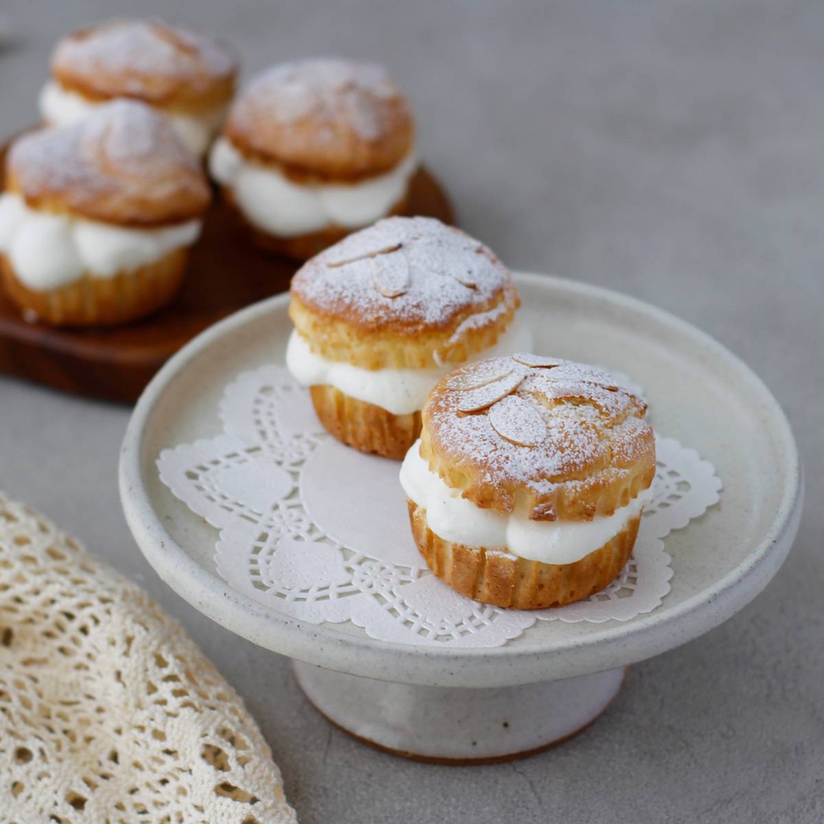 森永公式の「クリームたっぷりトロぺジェンヌ」のレシピ