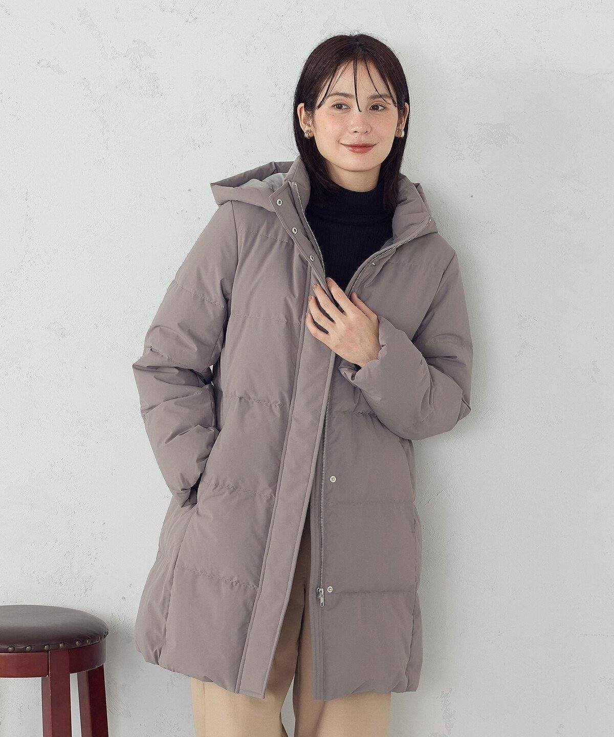 COMME CA ISM ロングダウンコート