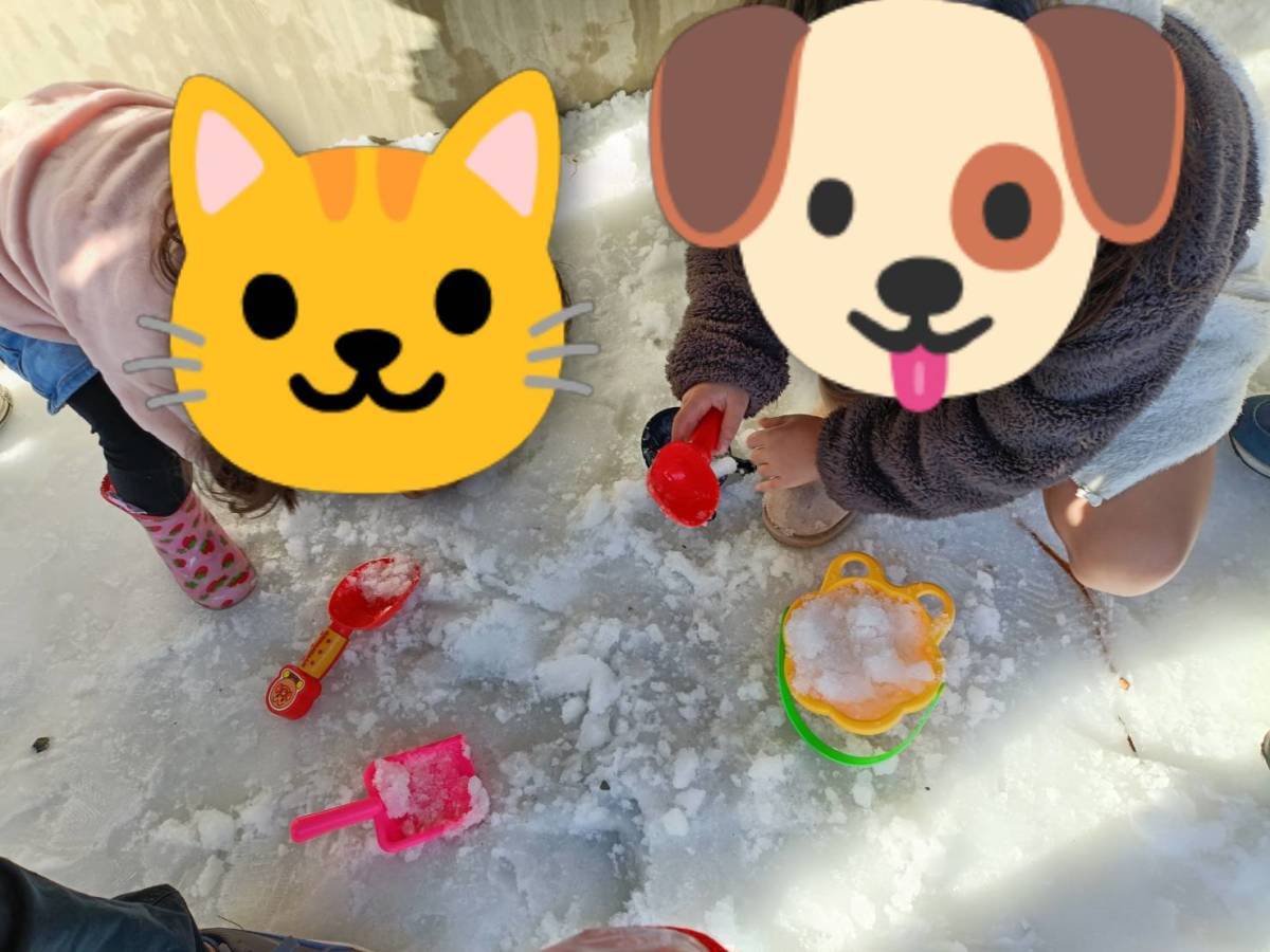 大阪国際空港雪まつりに参加した子どもたち