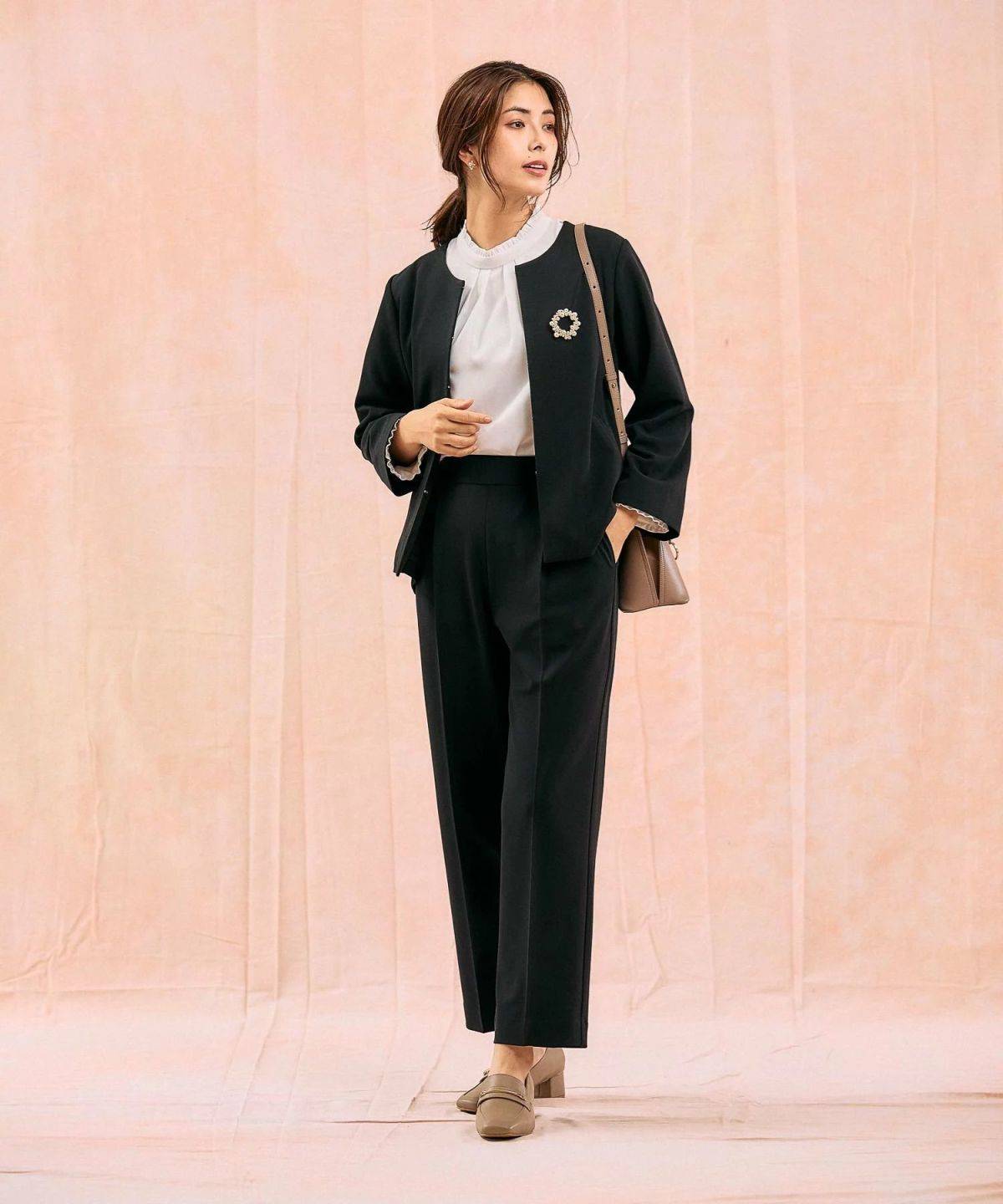 GLOBAL WORK スゴラクストレッチクルージャケット3点セット