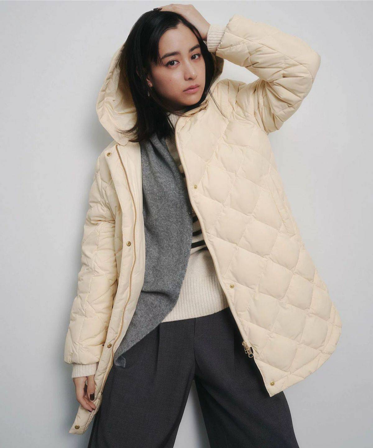 UNFILO TAIONコラボ 2WAY キルティングダウン