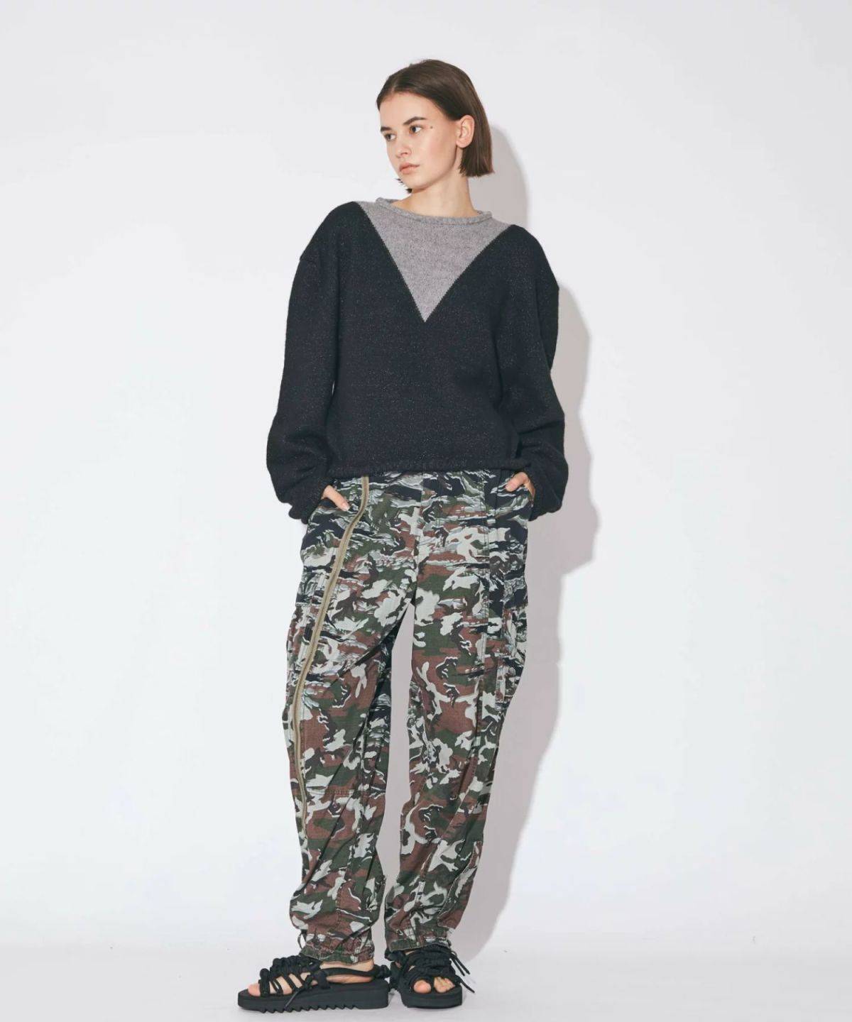 beautiful people Alpha double-end camouflage cargo PT