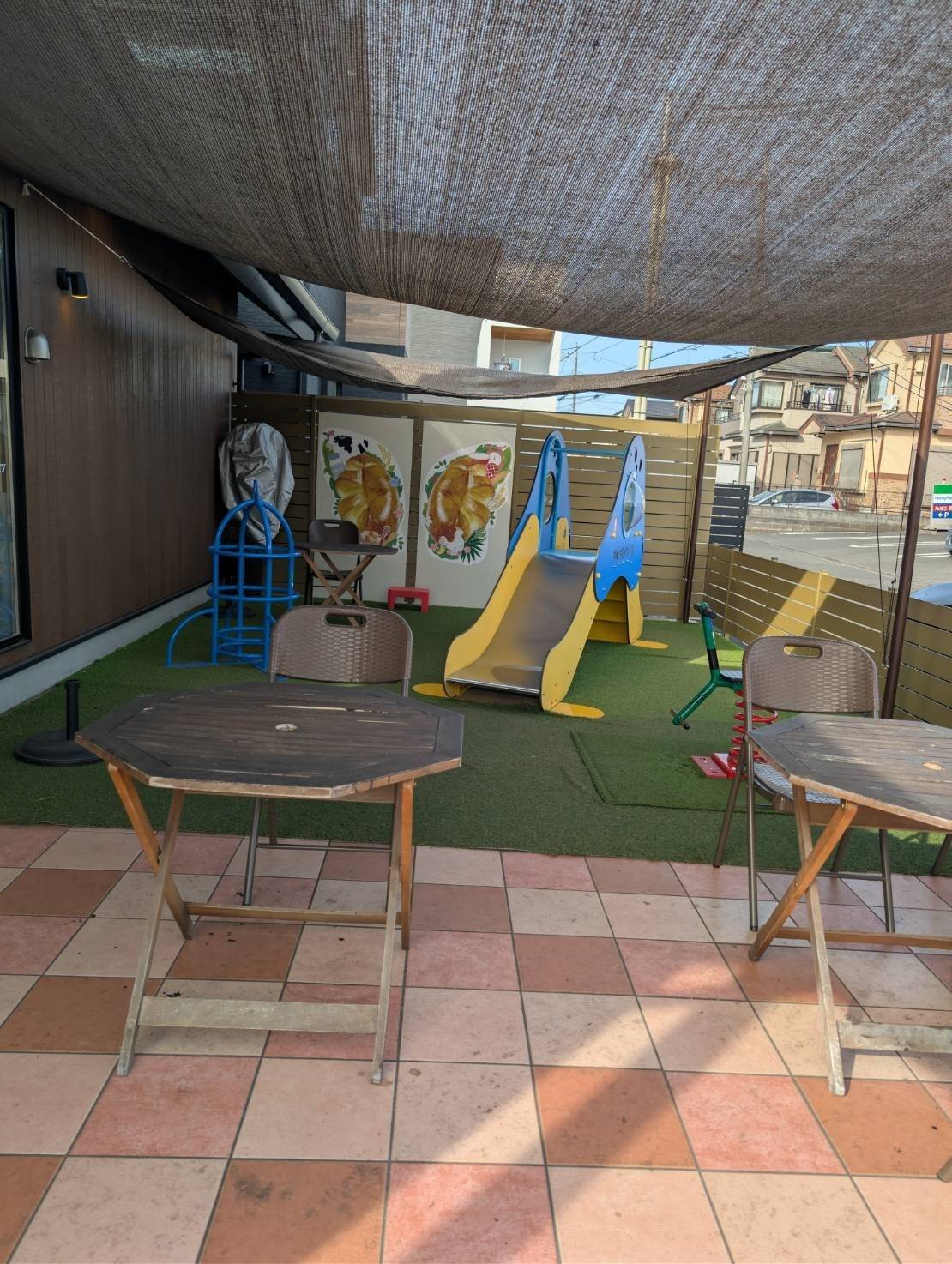 夢造りパン工房 相模原本店のテラス