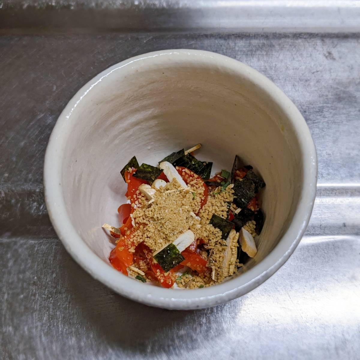 永谷園公式の「焼きパプリカのお吸いもの」のレシピ