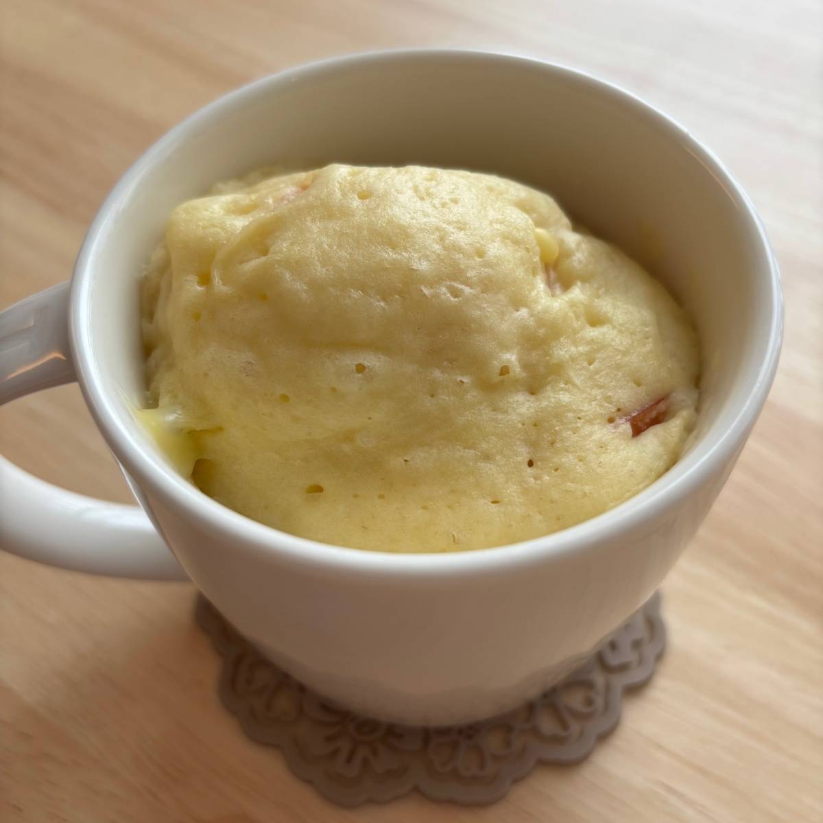 森永公式の「ハムのマグカップケーキ」のレシピ