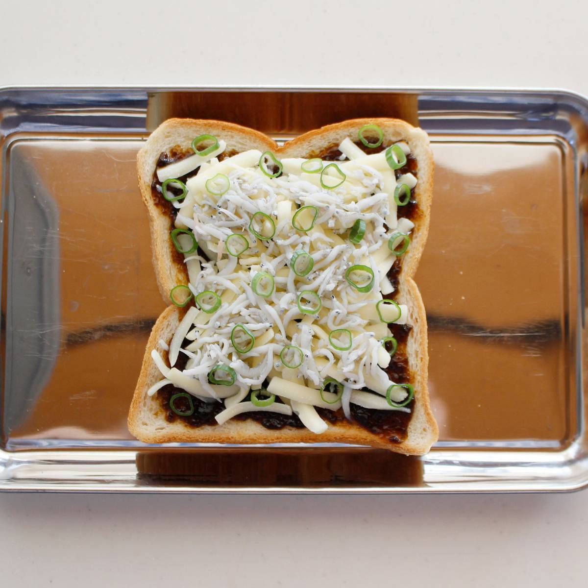 フジパン公式の「海苔佃煮のトースト」のレシピ