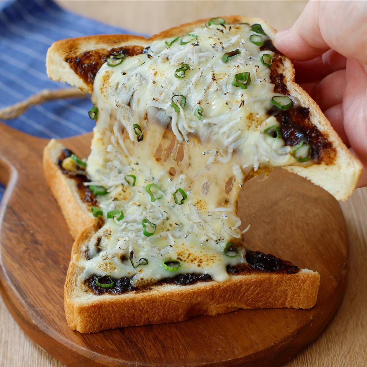 フジパン公式の「海苔佃煮のトースト」のレシピ