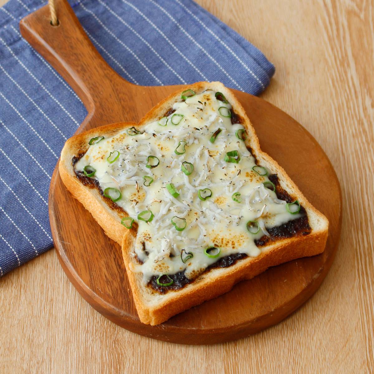 フジパン公式の「海苔佃煮のトースト」のレシピ