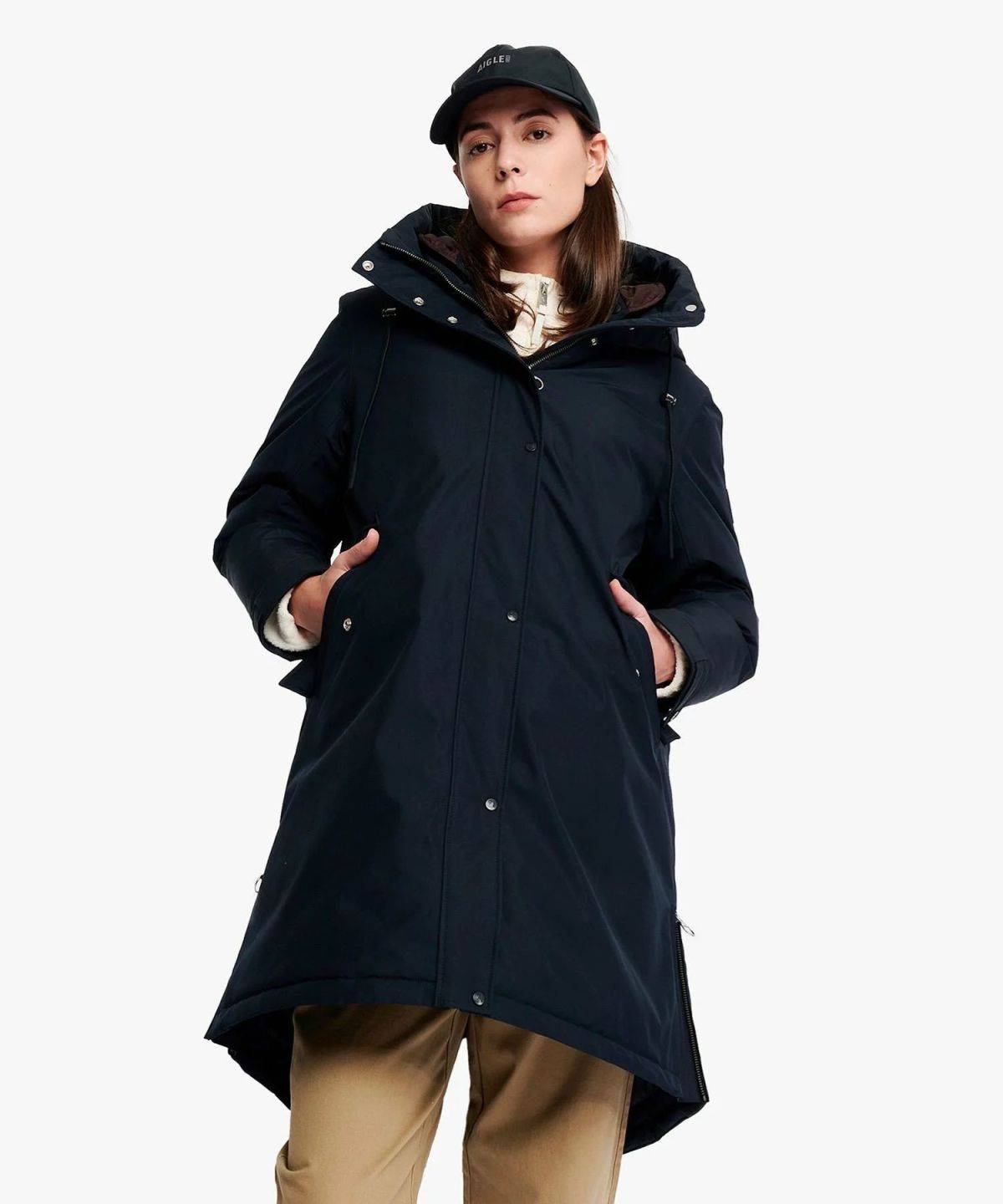 AIGLE GORE-TEX ゴアテックス 防風 防水 透湿 2レイヤー グースダウンジャケット ダウンコート RP