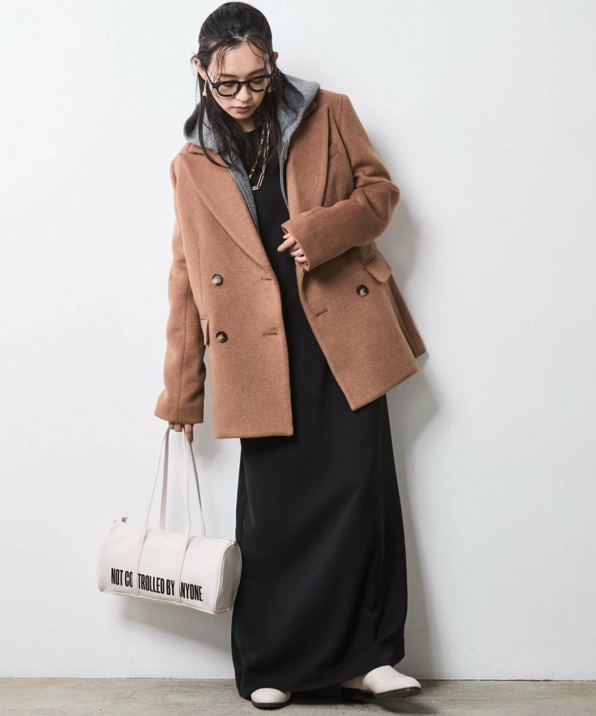 2月の京都向けワンピースコーデ