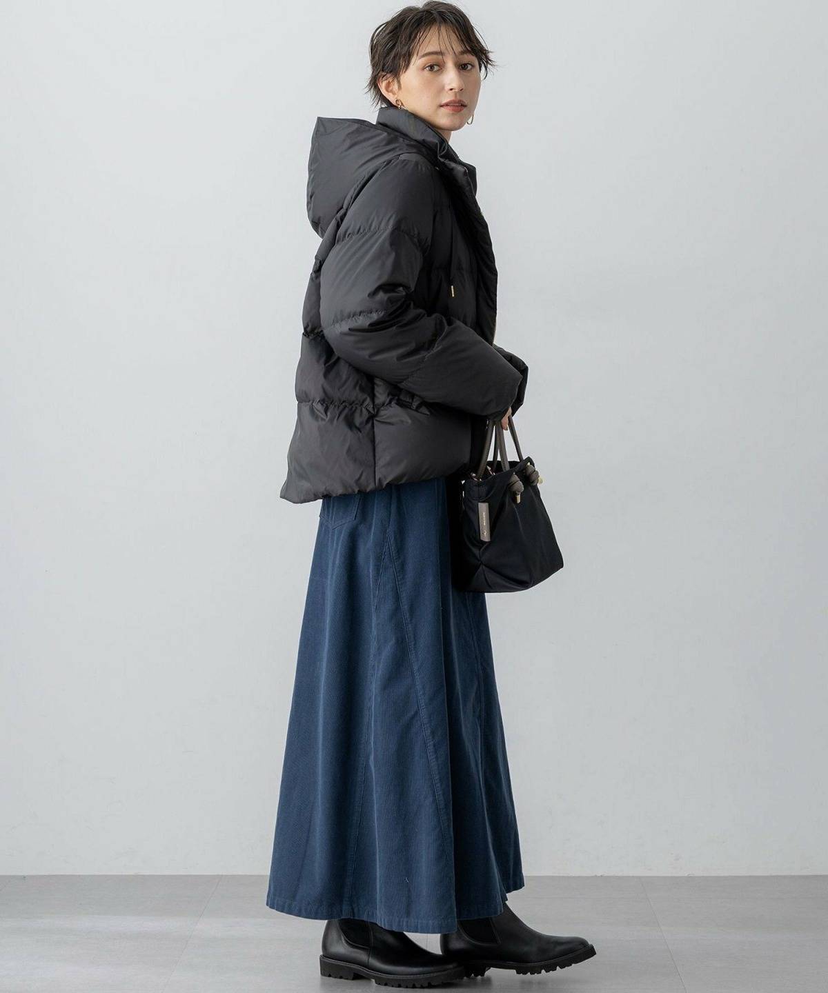 コーデュロイスカートコーデ