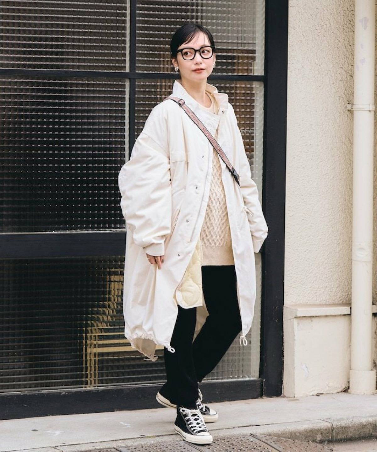 ハイカットスニーカーコーデ