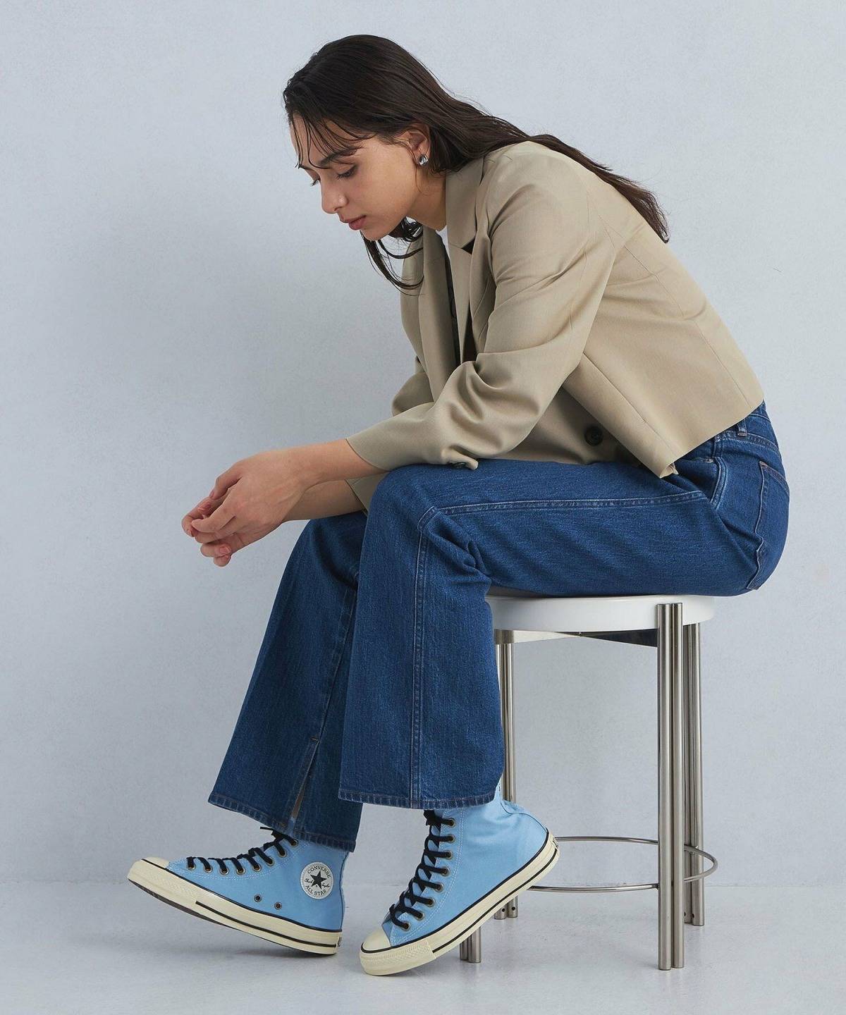 ハイカットスニーカーコーデ