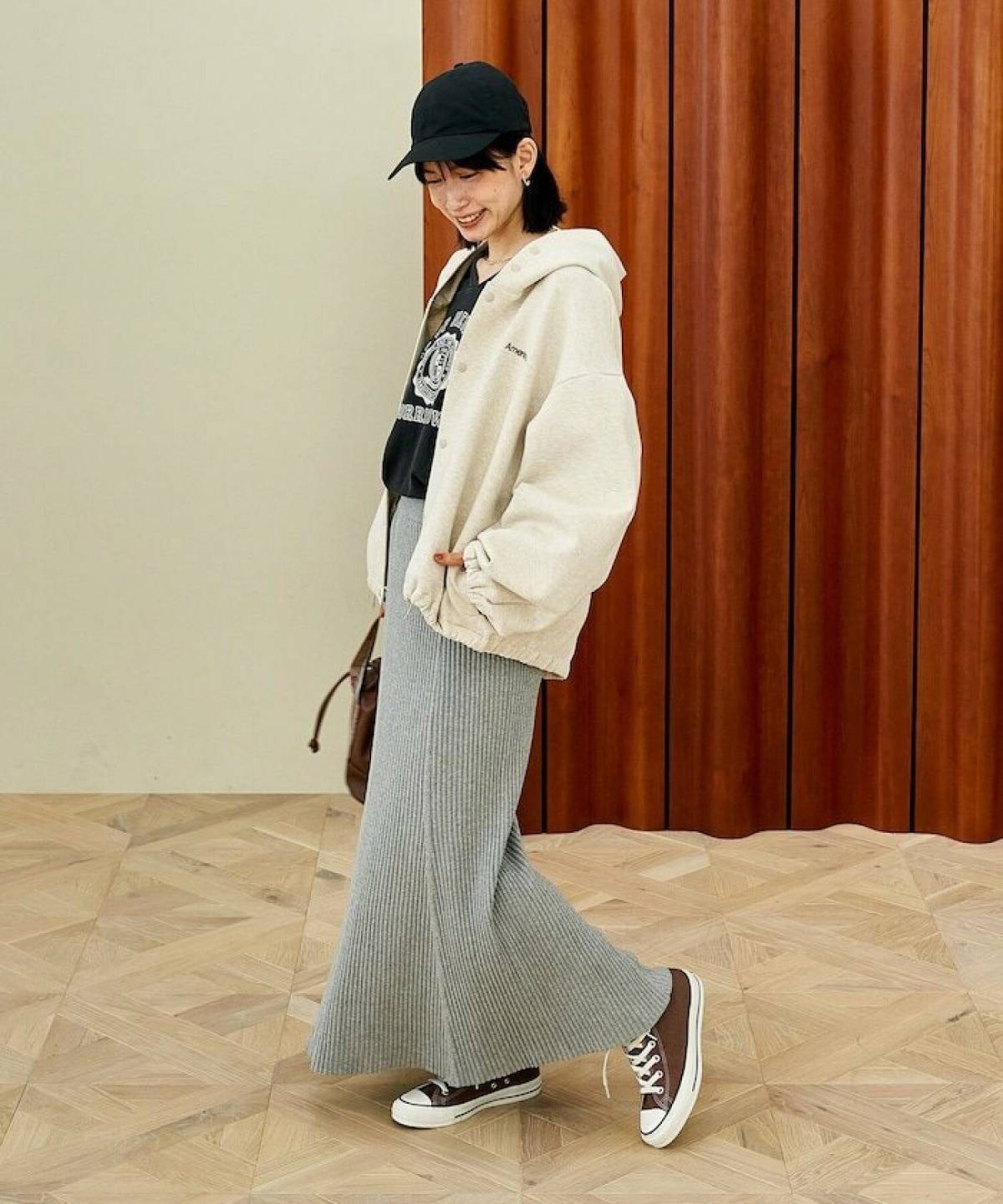 ハイカットスニーカーコーデ