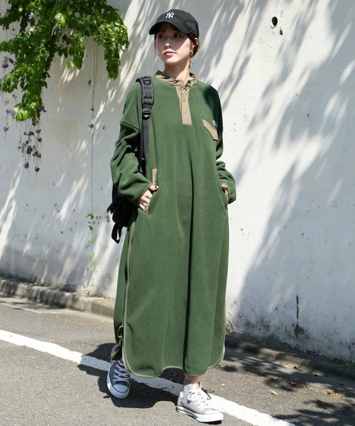 ハイカットスニーカーコーデ