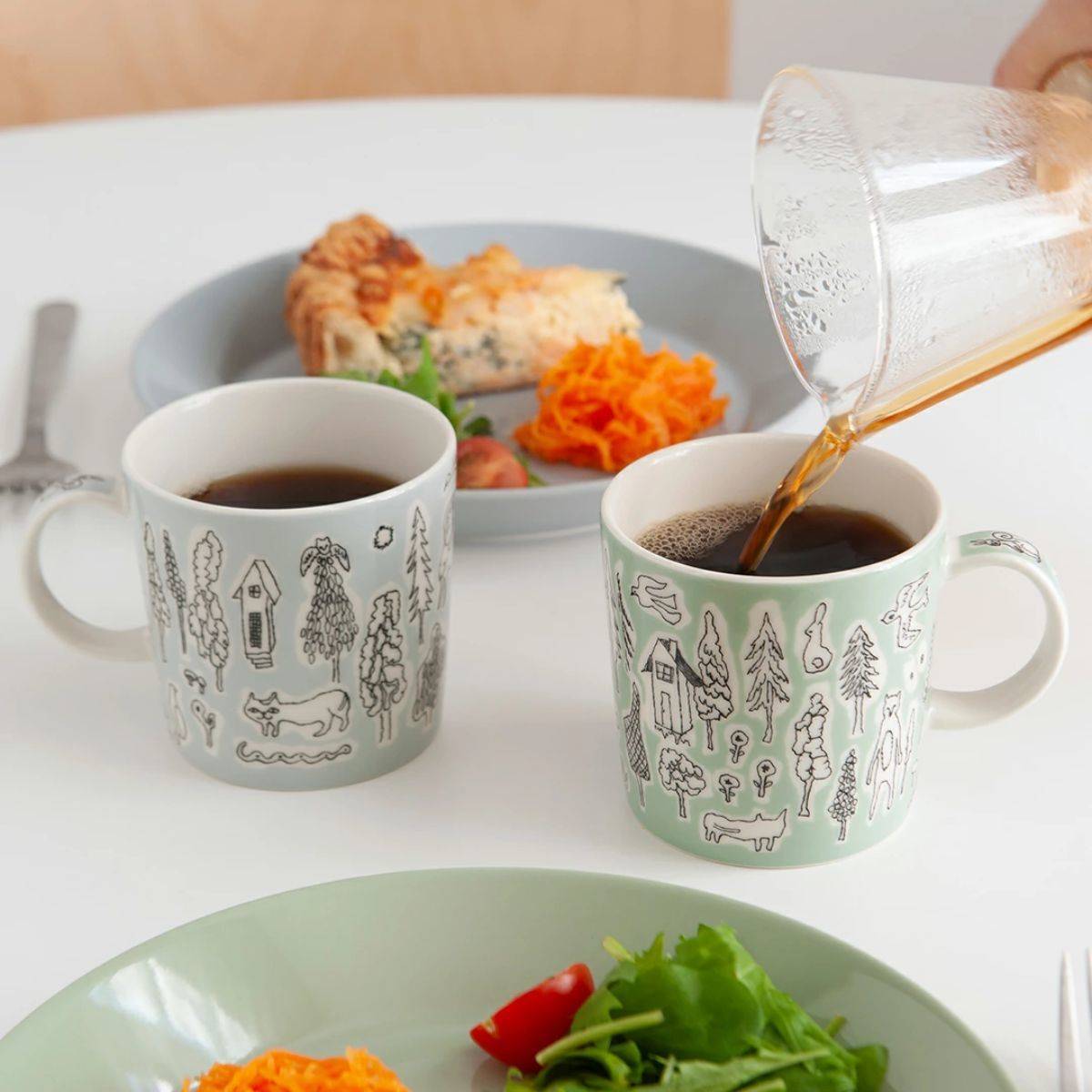 iittala iittala×mina perhonen フォレストライフ マグ 0.3L