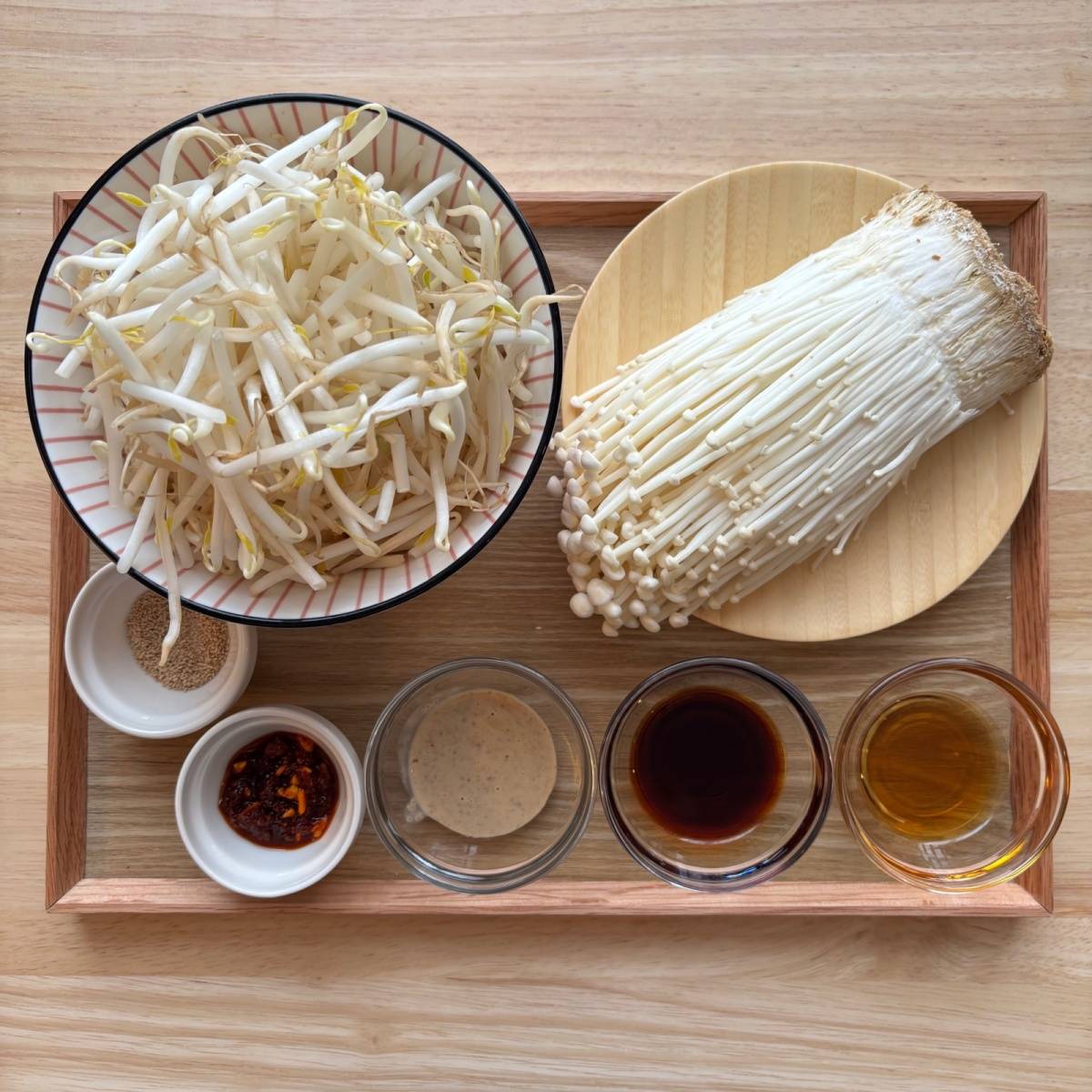 JAグループ公式の「豆もやしの胡麻だれ醤油風味」のレシピ