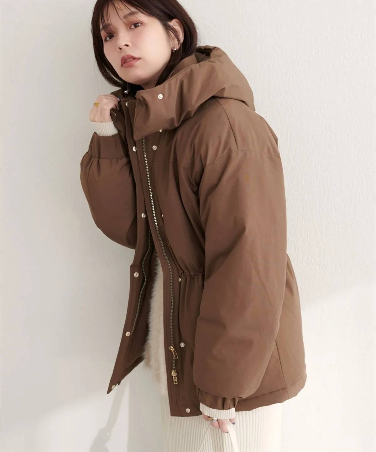 natural couture ミドル丈ダウン