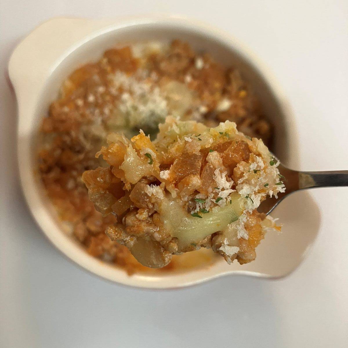 JAグループ公式の「子供が喜ぶ♪市販ソースでミラノ風ポテトグラタン」のレシピ