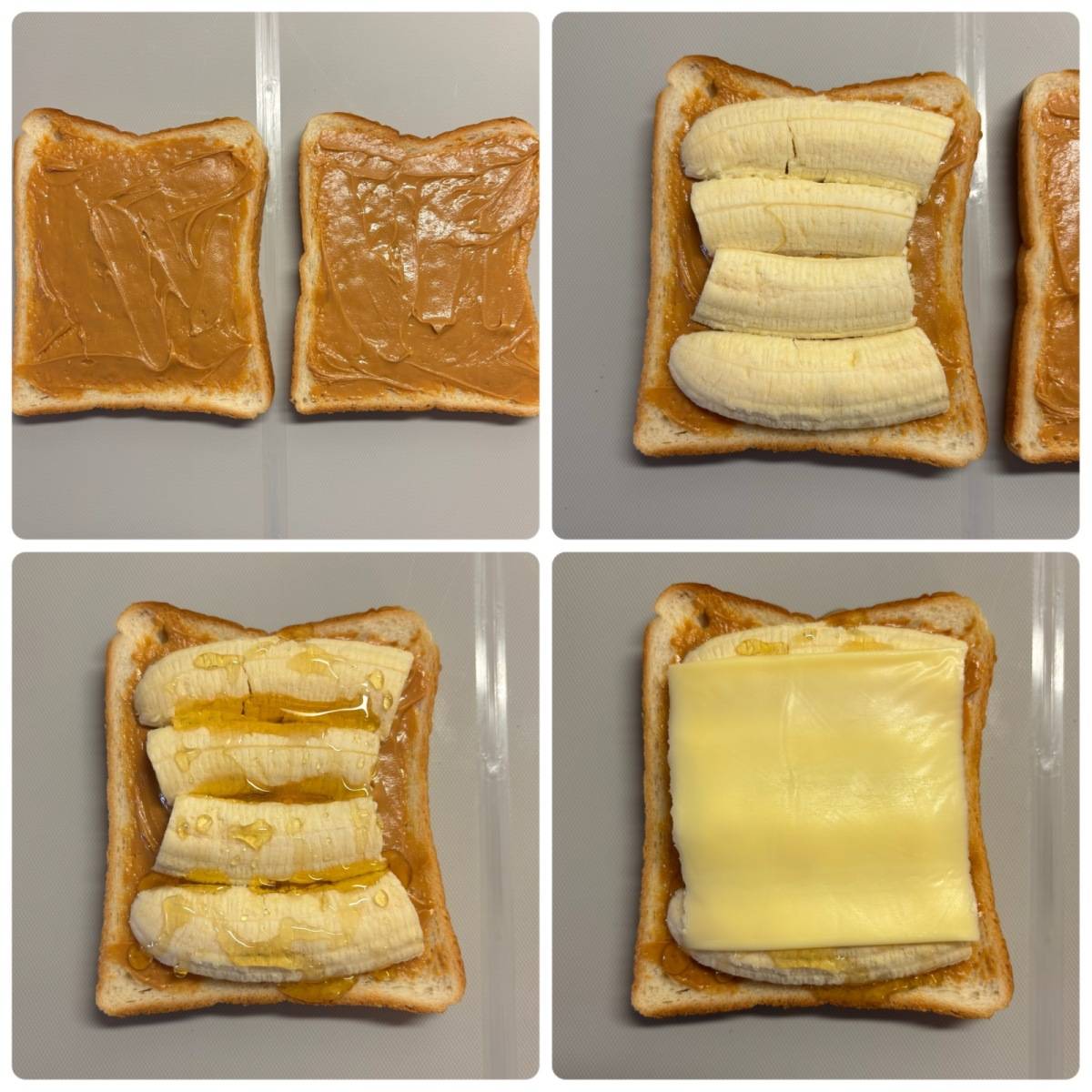 パスコ公式の「バナナとピーナッツバターのサンド」のレシピ