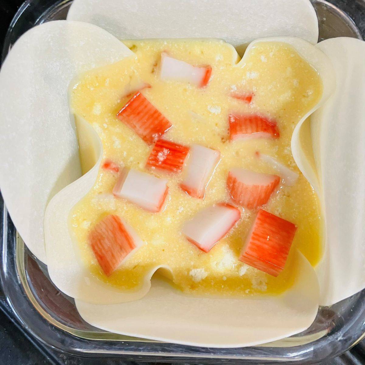 いちまさ公式の「餃子の皮で簡単キッシュ」のレシピ