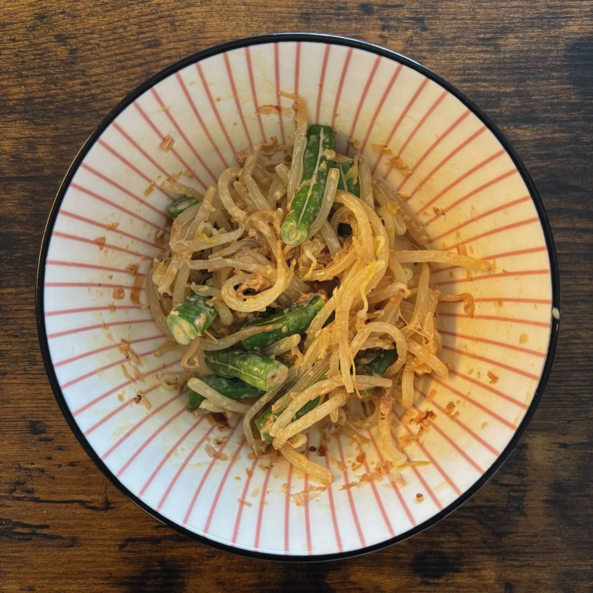 JAグループ公式の「ヘルシーつまみに、もやしいんげんマヨあえ」のレシピ