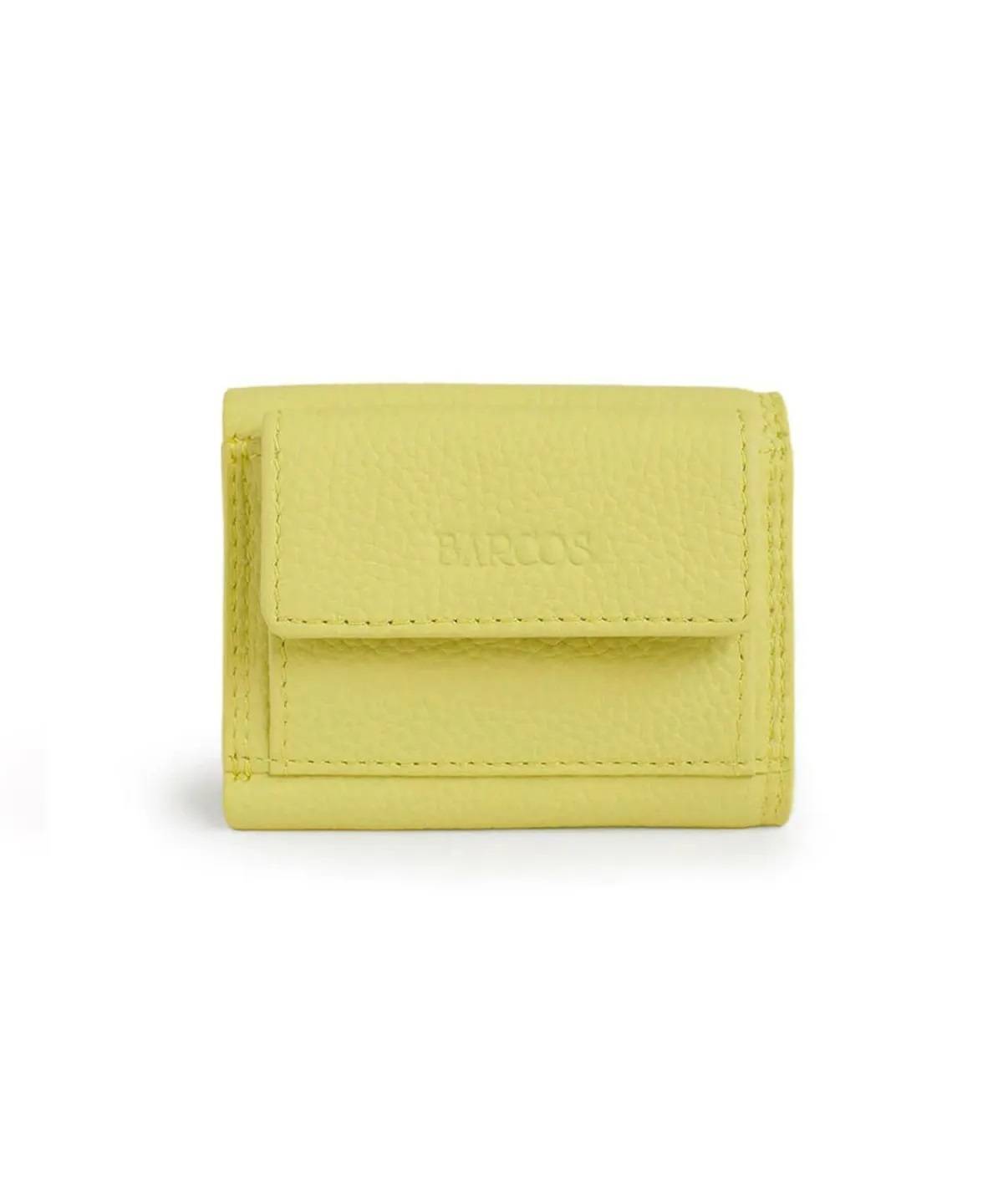 BARCOS シュリンクレザー3つ折り財布