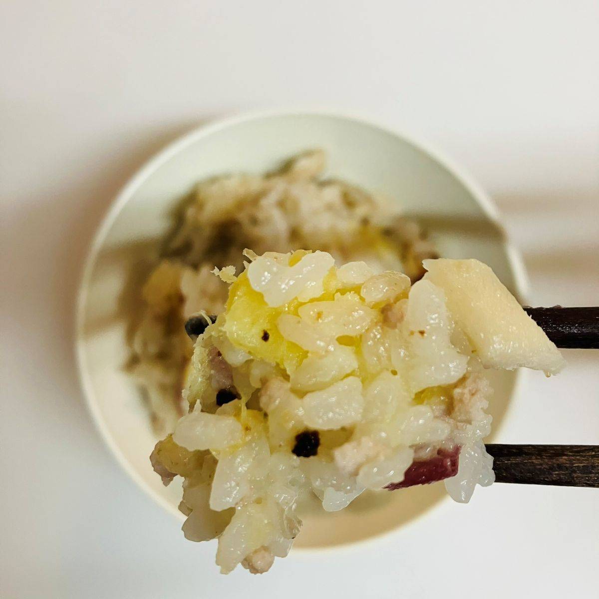 JAグループ公式の「群馬県「さつまいもと舞茸の炊き込みご飯」JA前橋市女性組織協議会」のレシピ