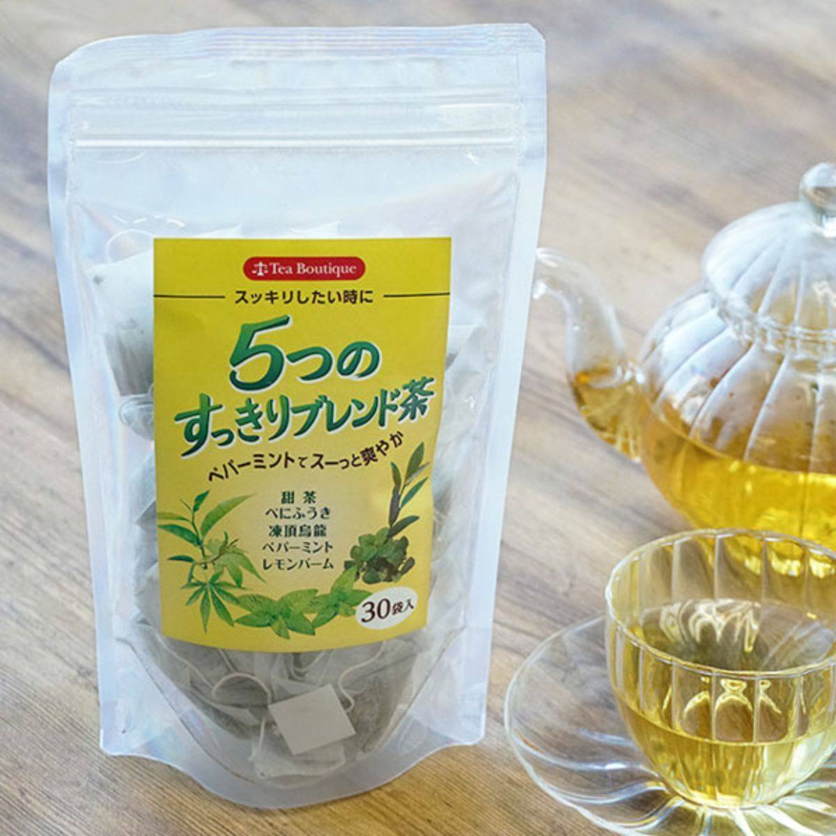 日本緑茶センター 花粉の季節をスーッと爽やかに 5つのすっきりブレンド茶