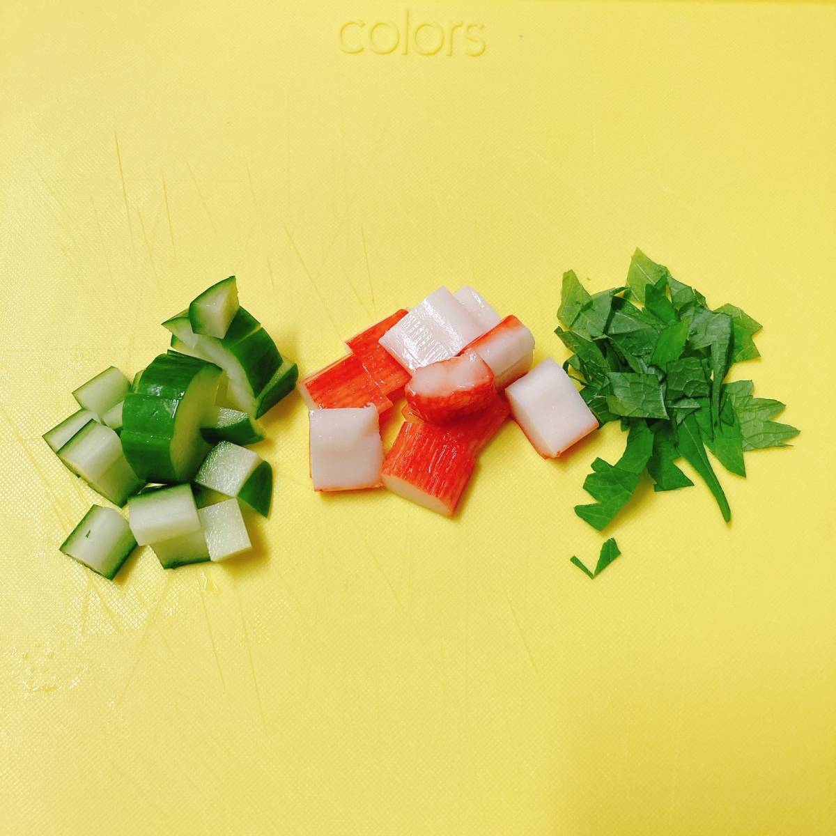 いちまさ公式の「カニかまと豆の和風マリネ」のレシピ