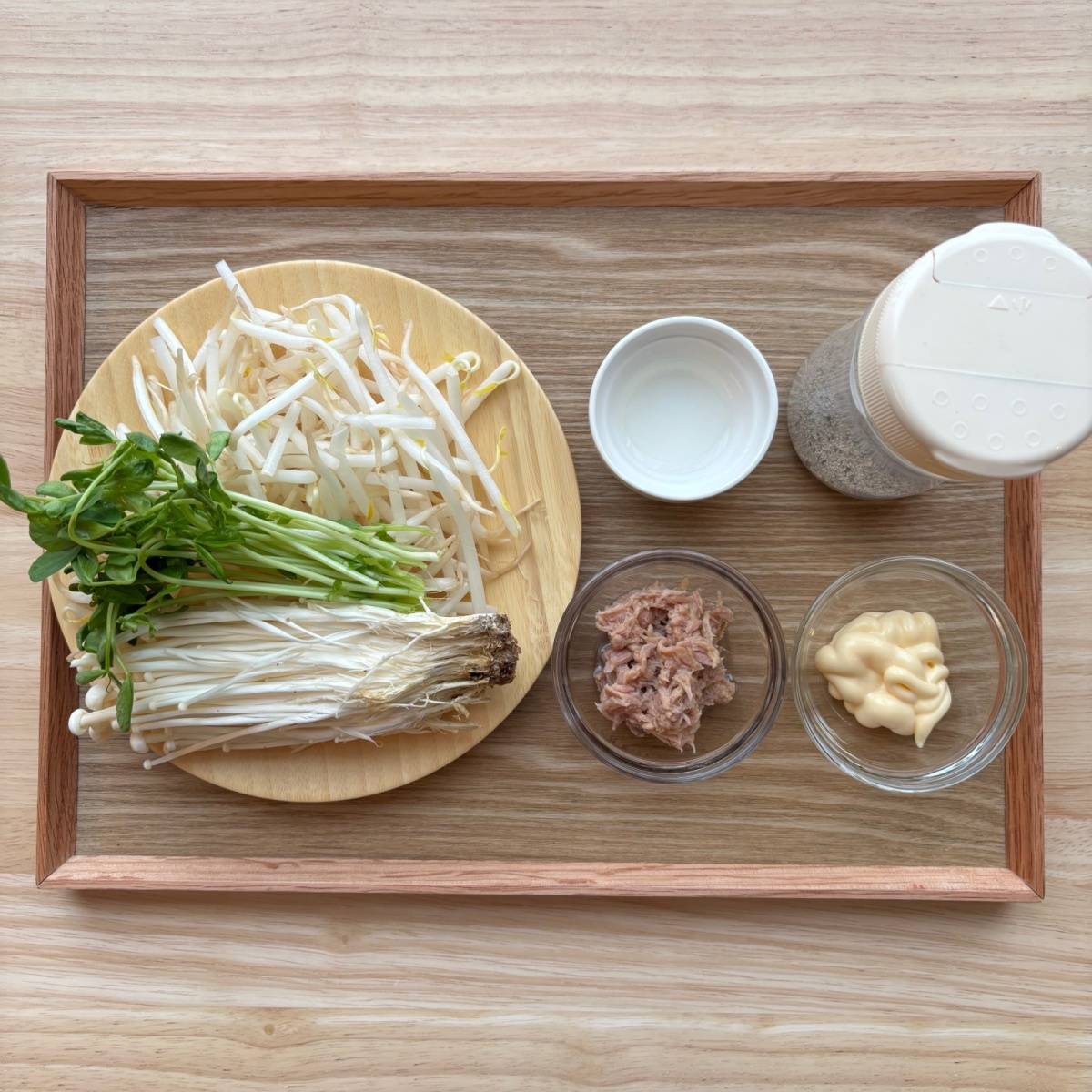 JAグループ公式の「もやしと豆苗のツナ炒め♪」のレシピ