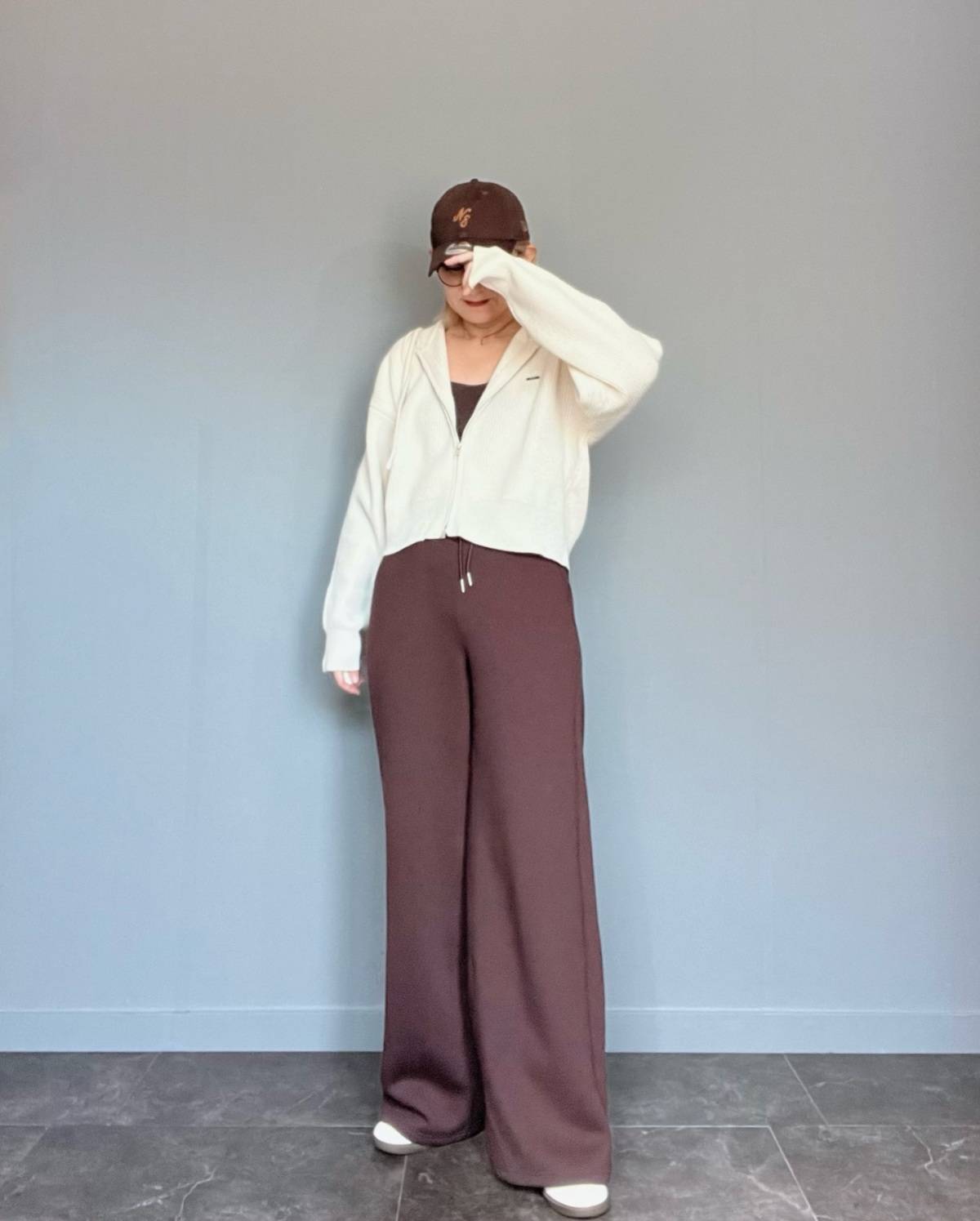 デコルテを見せる♪