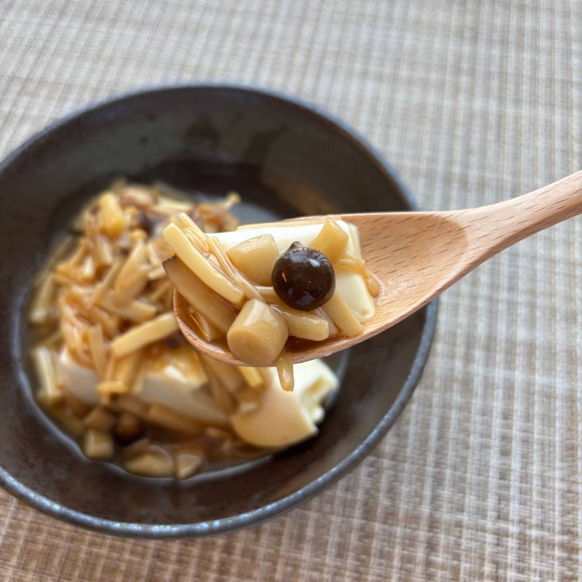 JAグループ公式の「冷奴のきのこソース」のレシピ