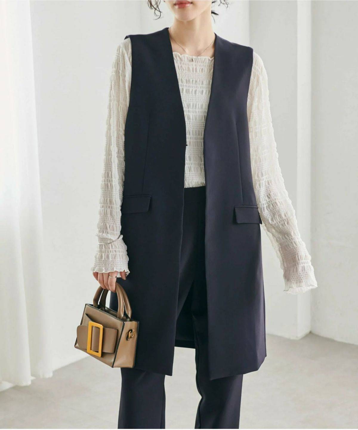 Ranan (W)<2点セット>ロングジレセットアップ