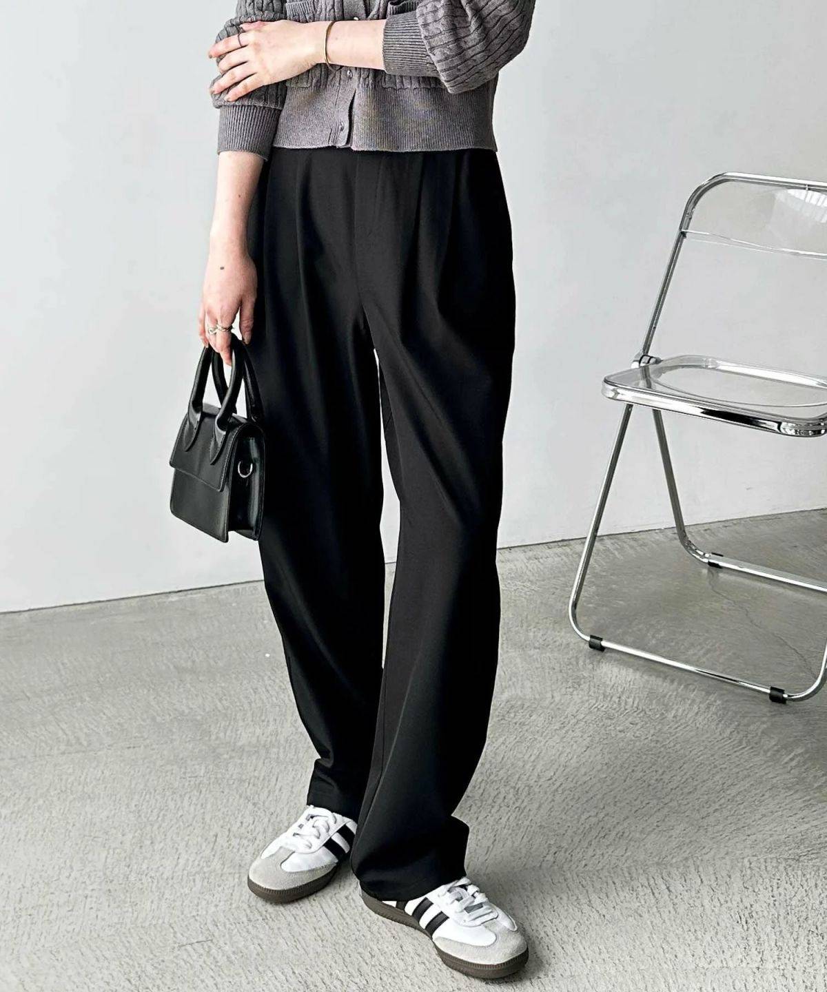 GeeRA オンオフ着られる!カーブパンツ