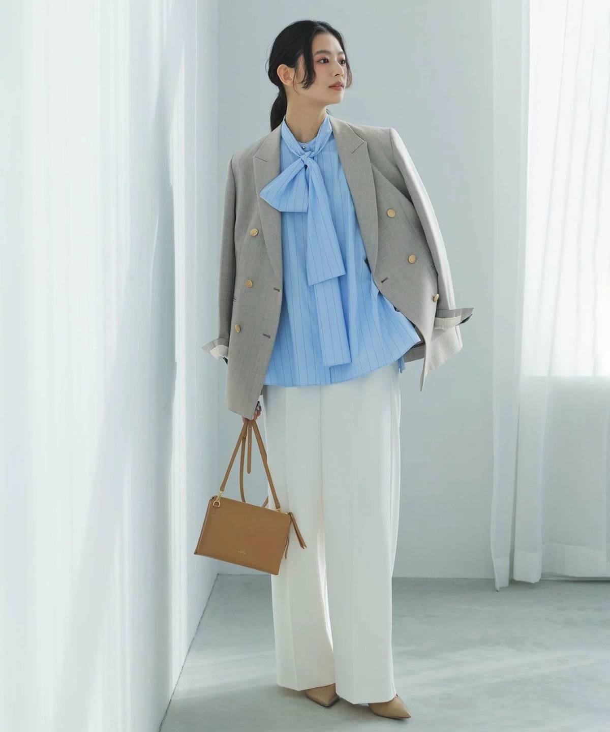 UNFILO BEAUTY MOVE ワイドストレートパンツ