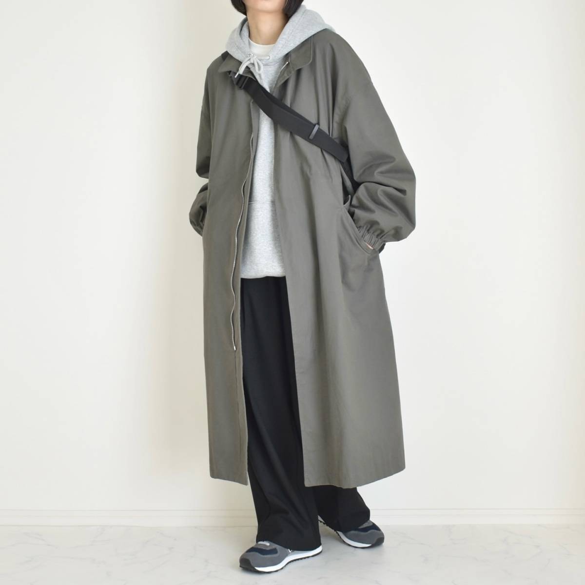 ロングコートの中に着る！