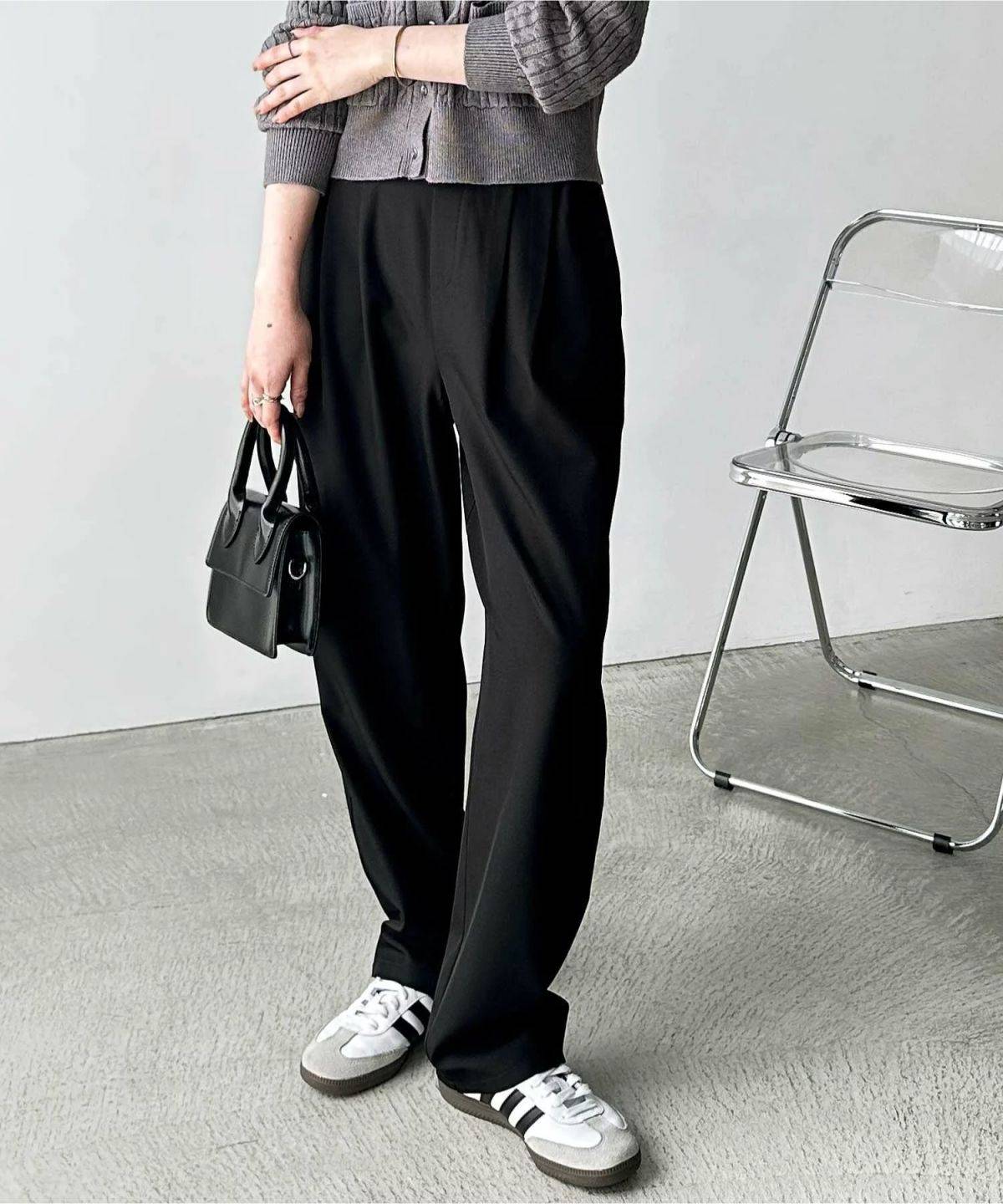 GeeRA VIE オンオフ着られる！カーブパンツ